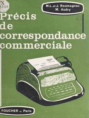 cover image of Précis de correspondance commerciale